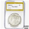 Image 1 : 1890-O Morgan Silver Dollar PGA MS64