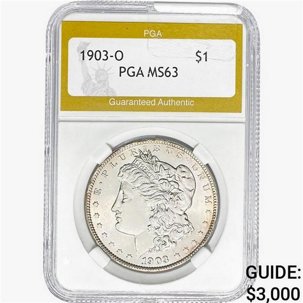 1903-O Morgan Silver Dollar PGA MS63