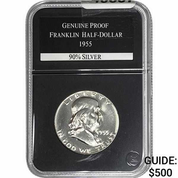 1955 Franklin Half Dollar Proof Genuine Proof
