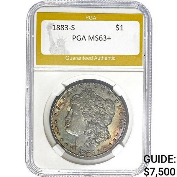 1883-S Morgan Dollar MS63+