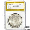 Image 1 : 1881-CC Morgan Dollar PGA MS66