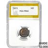 Image 1 : 1872 Seated Liberty 10C PGA PR64