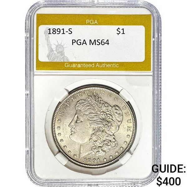 1891-S Morgan Dollar MS64