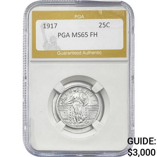 1917 Standing Liberty Quarter PGA MS65 FH