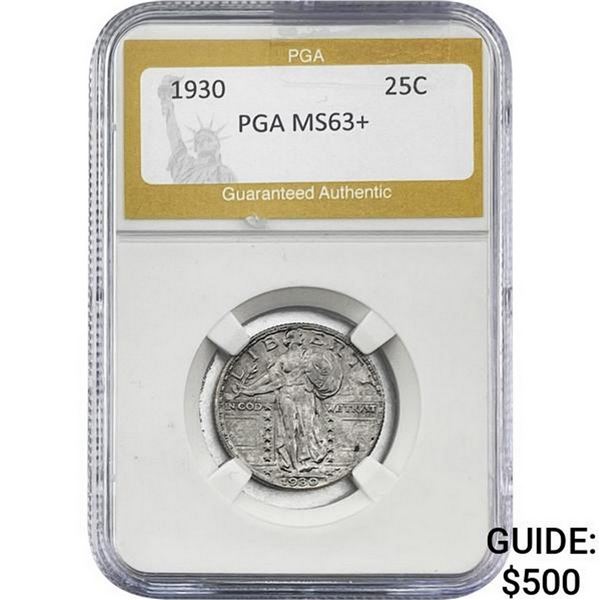 1930 Standing Liberty Quarter PGA MS63+