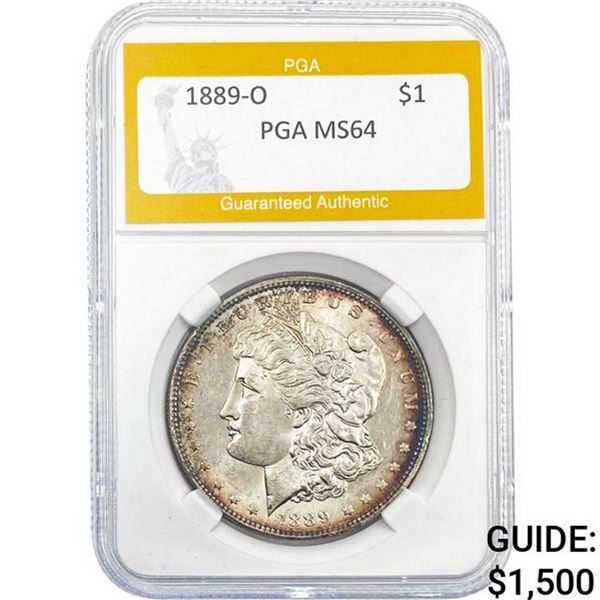 1889-O Morgan Dollar PGA MS64