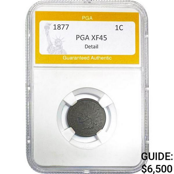 1877 Indian Head Cent PGA XF45