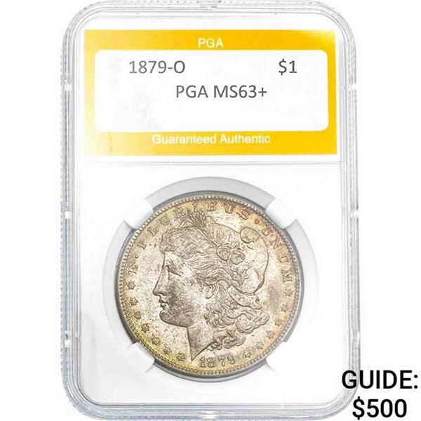 1879-O Morgan Dollar PGA MS63+