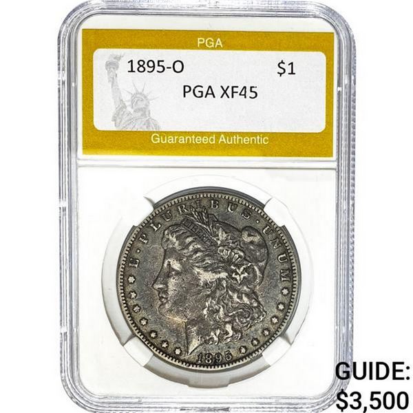 1895-O Morgan Dollar PGA XF45