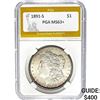 1891-S Morgan Silver Dollar PGA MS63+
