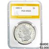 1885-S Morgan Silver Dollar PGA MS64