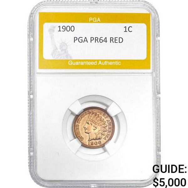 1900 Indian Head Cent PGA RED PR64