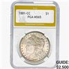 1881-CC Morgan Silver Dollar PGA MS65