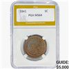 1841 Braided Hair Large Cent PGA MS64