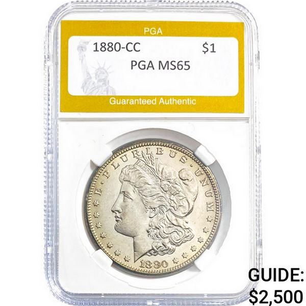 1880-CC Morgan Dollar PGA MS65
