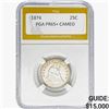 Image 1 : 1874 Seated Liberty Quarter PGA PR65+ CAMEO/PROOF