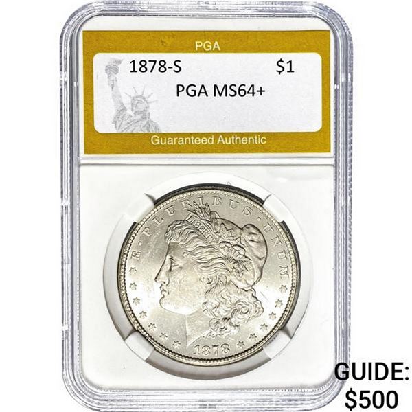 1878-S Morgan Dollar PGA MS64+