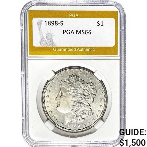 1898-S Morgan Dollar PGA MS64