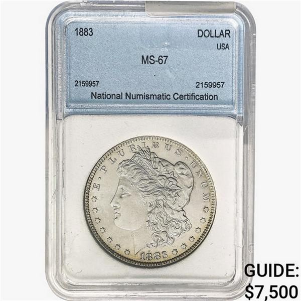 1883 Morgan Silver Dollar NNC MS67