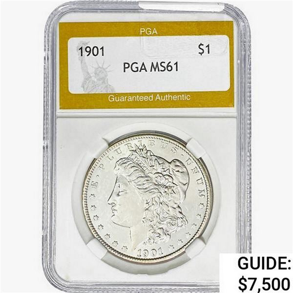 1901 Morgan Silver Dollar PGA MS61