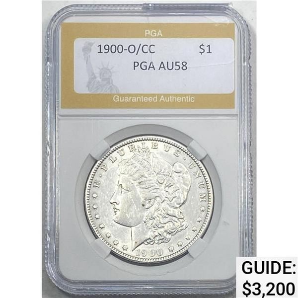1900-O/CC Morgan Dollar PGA AU58