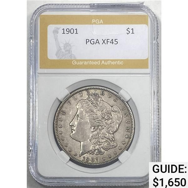1901 Morgan Dollar PGA XF45