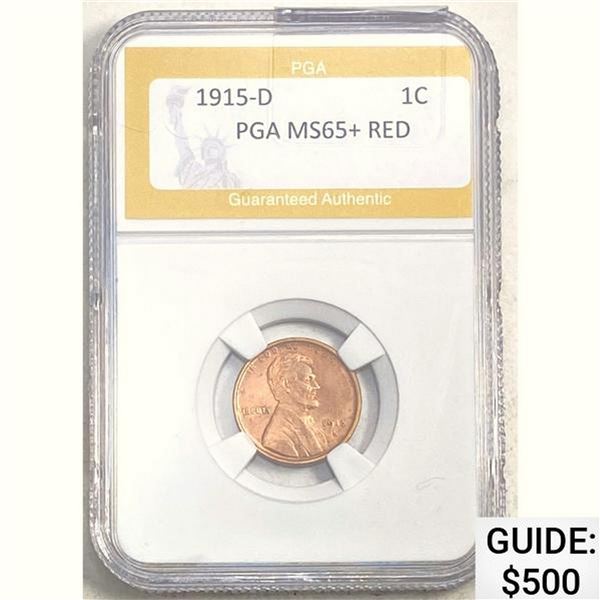 1915-D 1C PGA MS65+ RED