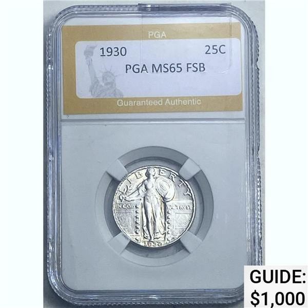 1930 25C PGA MS65 FSB