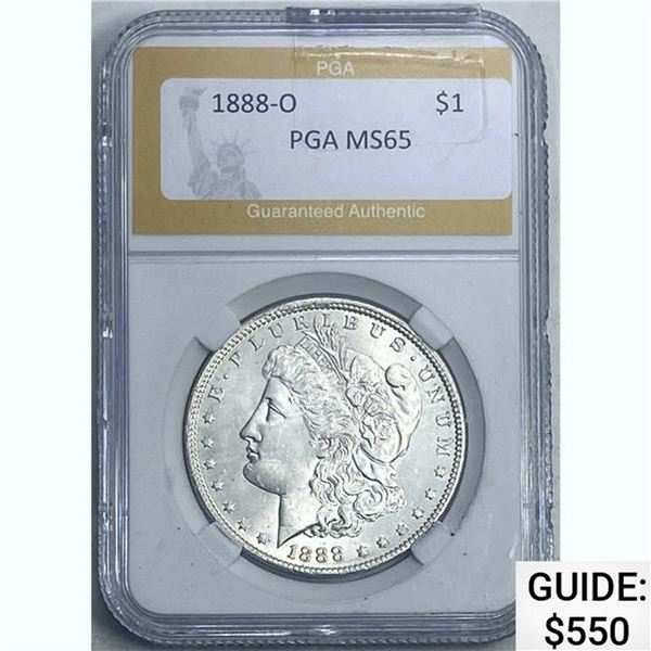 1888-O Morgan Dollar PGA MS65