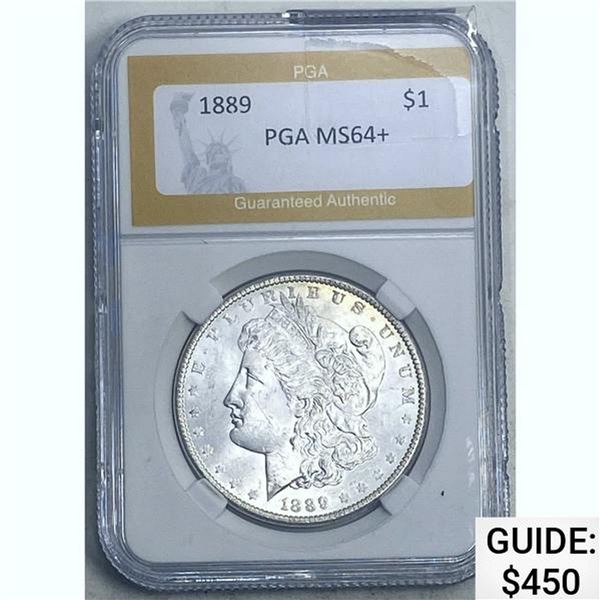 1889 Morgan Dollar PGA MS64+ SILVER