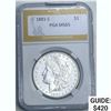 1881-S Morgan Dollar PGA MS65