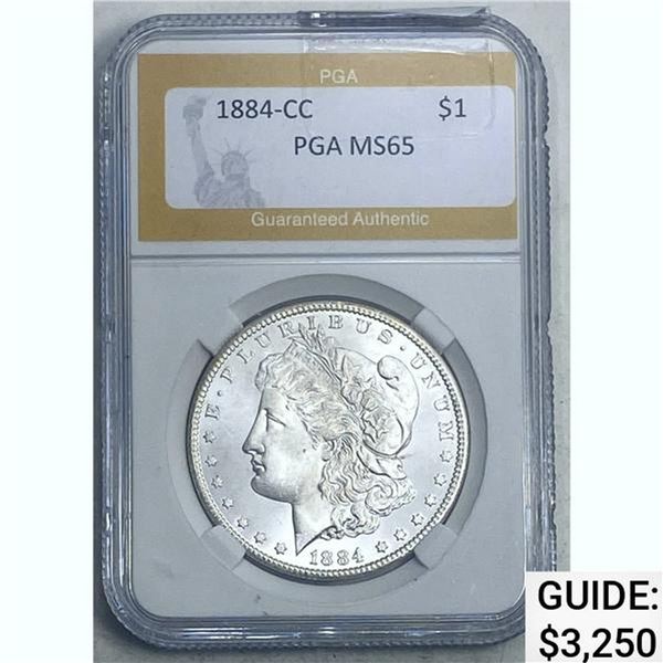 1884-CC Morgan Dollar PGA MS65