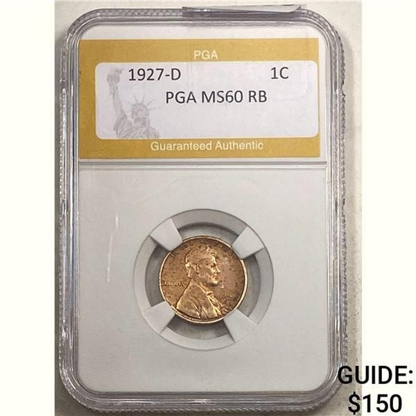 1927-D 1C PGA MS60 RB