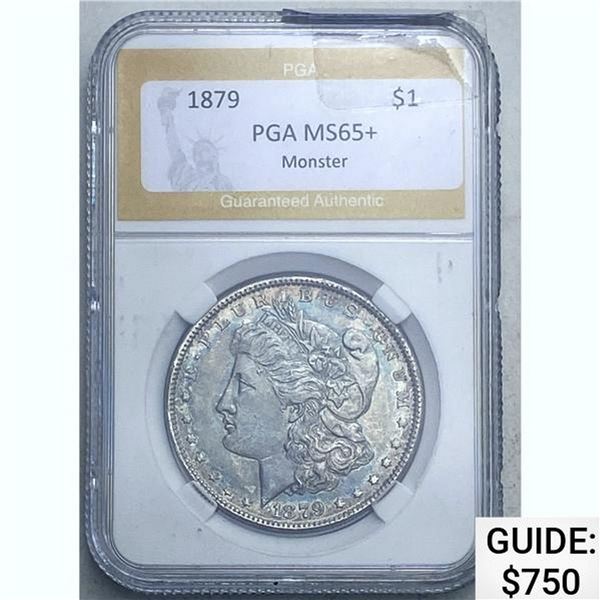 1879 Morgan Dollar PGA MS65+