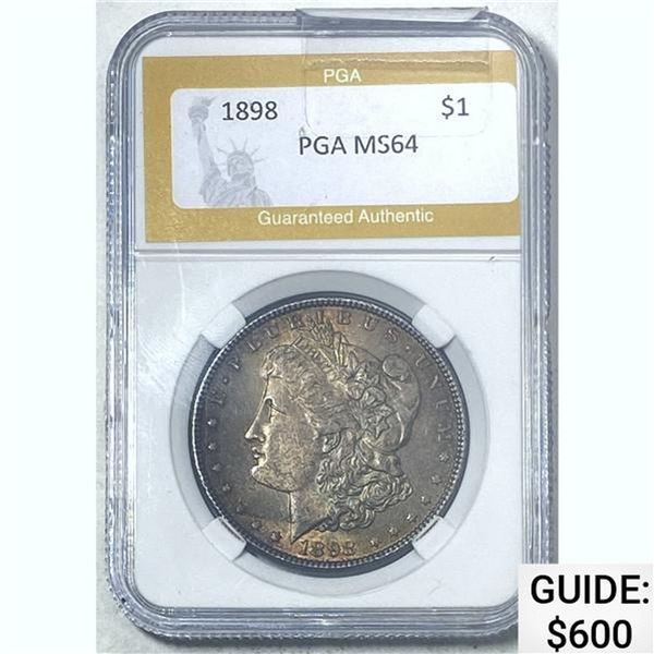 1898 Morgan Dollar PGA MS64