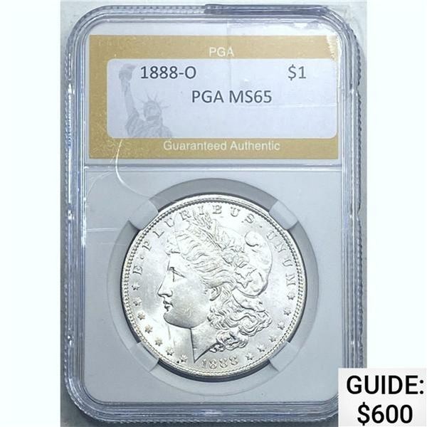 1888-O Morgan Dollar PGA MS65