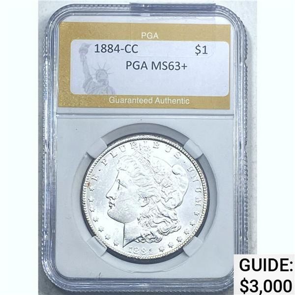 1884-CC Morgan Dollar PGA MS63+