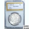 Image 1 : 1881-CC Morgan Dollar PGA MS65