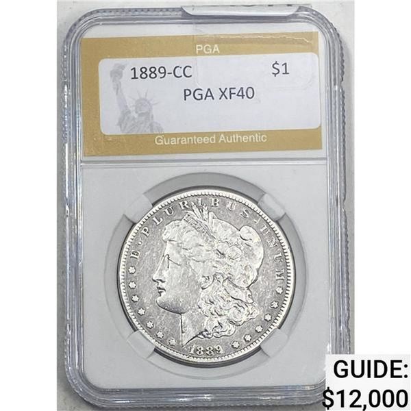 1889-CC Morgan Dollar PGA XF40