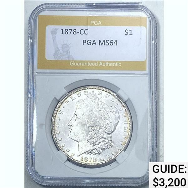 1878-CC Morgan Dollar PGA MS64