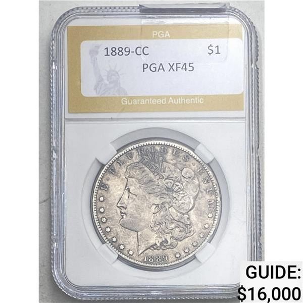 1889-CC Morgan Dollar PGA XF45