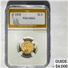 1928 $2.5 Gold Indian PGA MS63