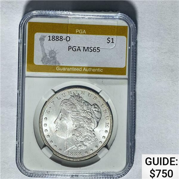 1888-O Morgan Dollar PGA MS65