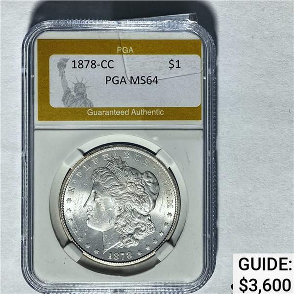 1878-CC Morgan Dollar PGA MS64
