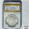 1878 Morgan Dollar PGA MS64 SILVER