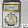 1874 Trade Dollar PGA AU58