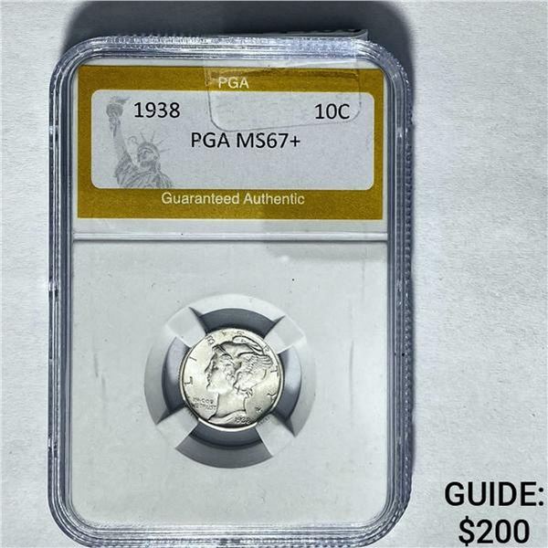 1938 10C PGA MS67+