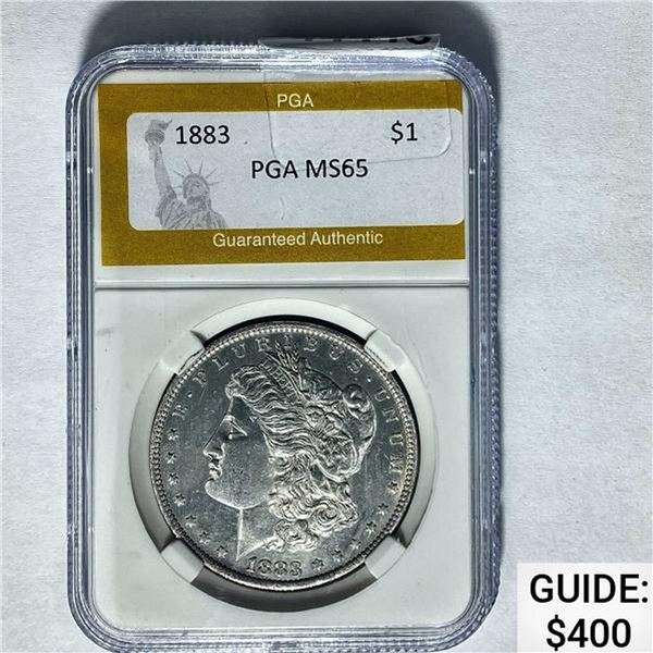1883 Morgan Dollar PGA MS65