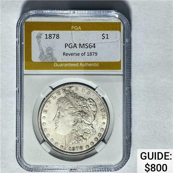 1878 Morgan Dollar PGA MS64