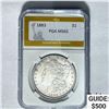 Image 1 : 1883 Morgan Dollar PGA MS65 SILVER
